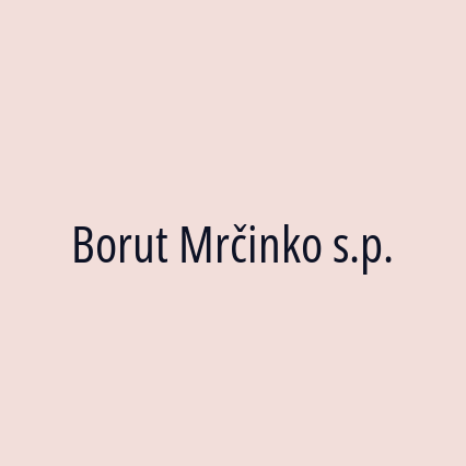 Borut Mrčinko s.p.