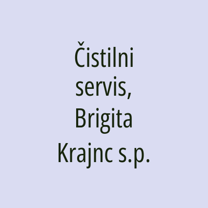 Čistilni servis, Brigita Krajnc s.p.