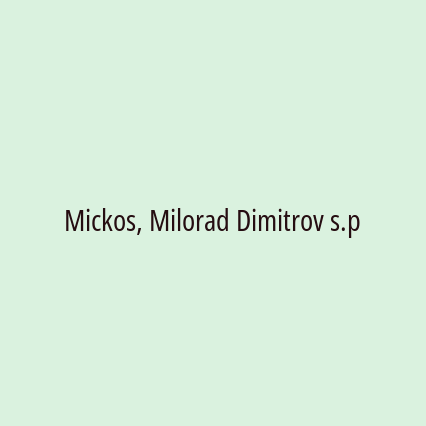 Mickos, Milorad Dimitrov s.p - Logotip