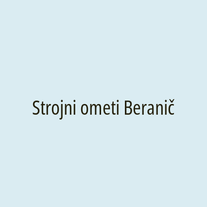 Strojni ometi Beranič