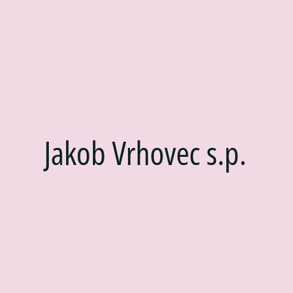 Jakob Vrhovec s.p.