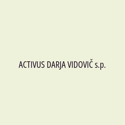 ACTIVUS DARJA VIDOVIČ s.p.