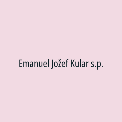 Emanuel Jožef Kular s.p.