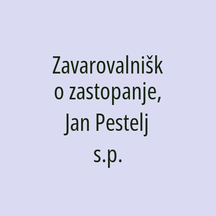 Zavarovalniško zastopanje, Jan Pestelj s.p.