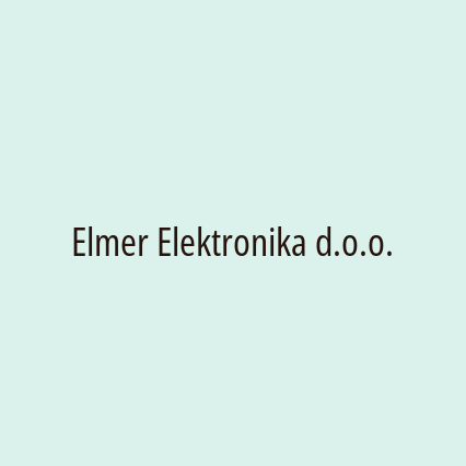 Elmer Elektronika d.o.o.