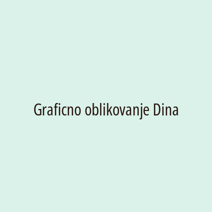 Graficno oblikovanje Dina