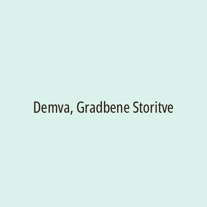 Demva, Gradbene Storitve