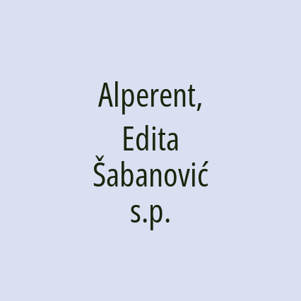 Alperent, Edita Šabanović s.p.