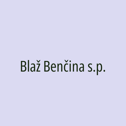 Blaž Benčina s.p.