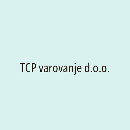 TCP varovanje d.o.o.