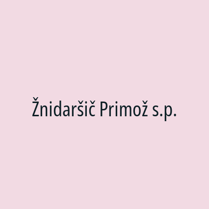 Žnidaršič Primož s.p.