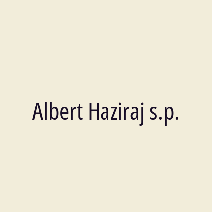 Albert Haziraj s.p.