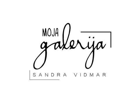 Moja Galerija, Sandra Vidmar s.p. - Logotip
