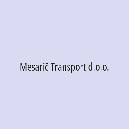 Mesarič Transport d.o.o.