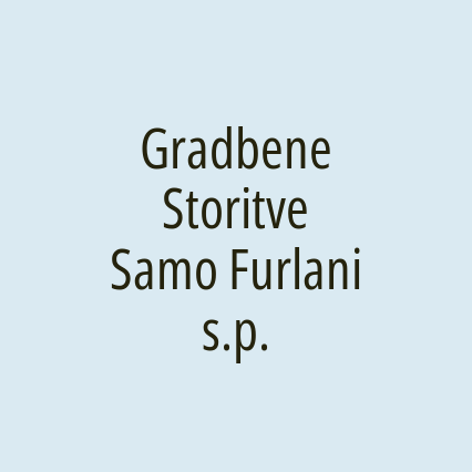 Gradbene Storitve Samo Furlani s.p.