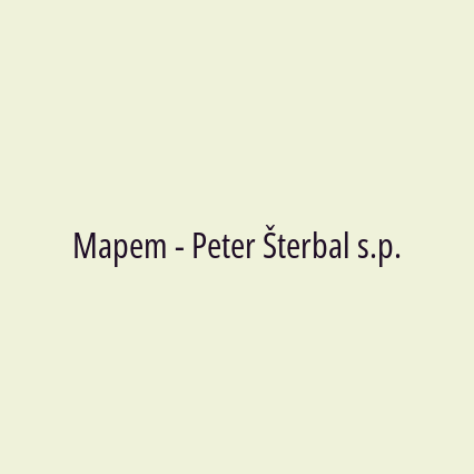 Mapem - Peter Šterbal s.p.