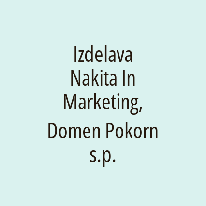 Izdelava Nakita In Marketing, Domen Pokorn s.p.