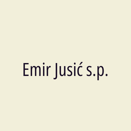 Emir Jusić s.p.