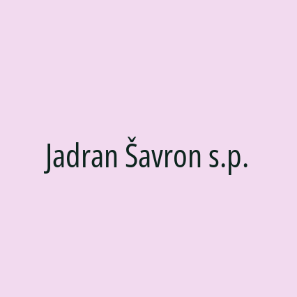 Jadran Šavron s.p.