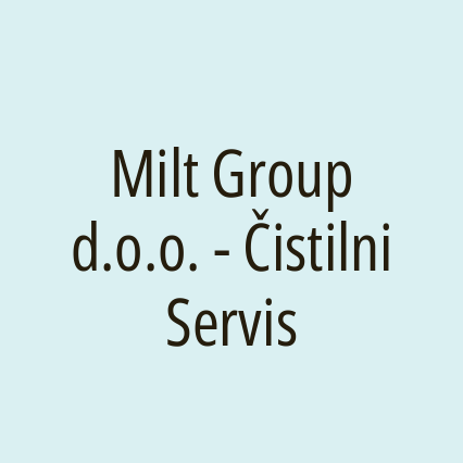 Milt Group d.o.o. - Čistilni Servis
