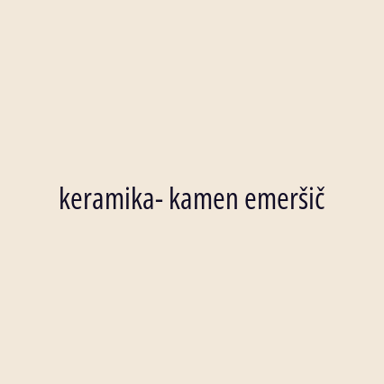 keramika- kamen emeršič