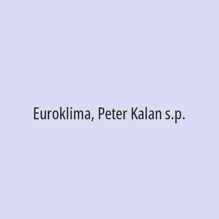 Euroklima, Peter Kalan s.p.