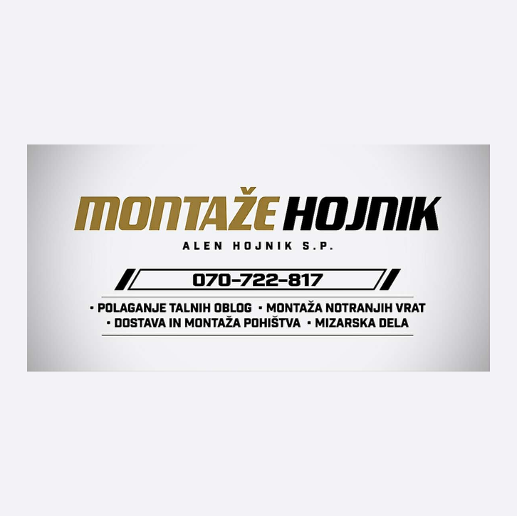 Montaže Hojnik