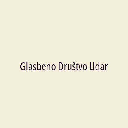 Glasbeno Društvo Udar