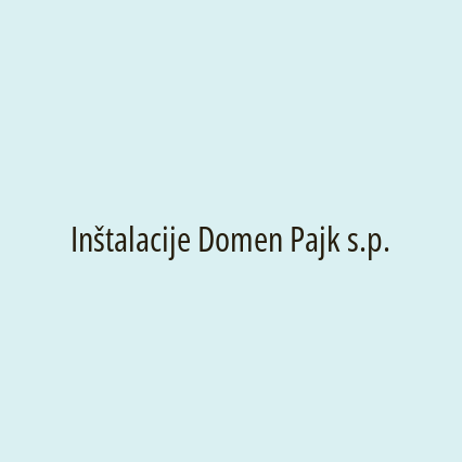 Inštalacije Domen Pajk s.p. - Logotip