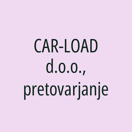 CAR-LOAD d.o.o., pretovarjanje