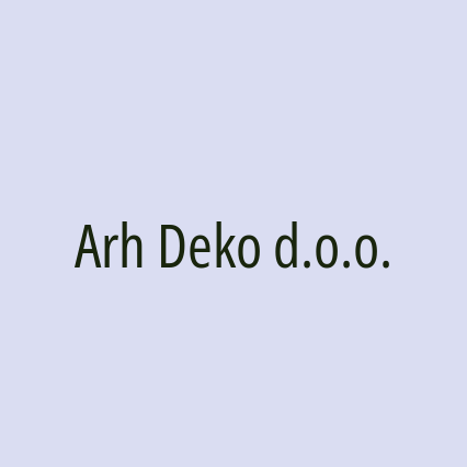 Arh Deko d.o.o.