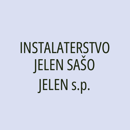 INSTALATERSTVO JELEN SAŠO JELEN s.p.