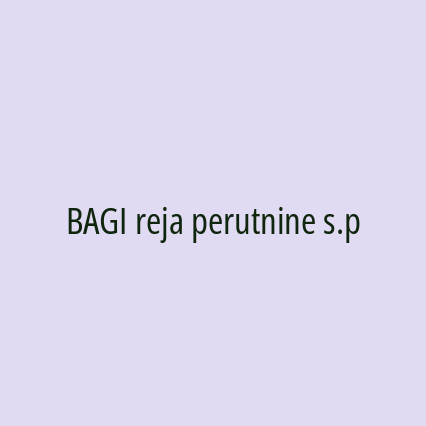 BAGI reja perutnine s.p