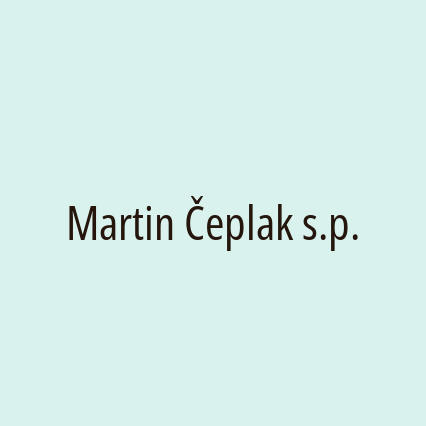 Martin Čeplak s.p.