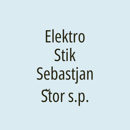 Elektro Stik Sebastjan Štor s.p.