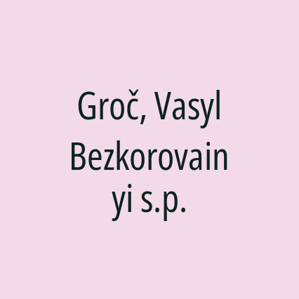 Groč, Vasyl Bezkorovainyi s.p.