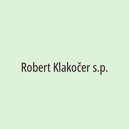 Robert Klakočer s.p.