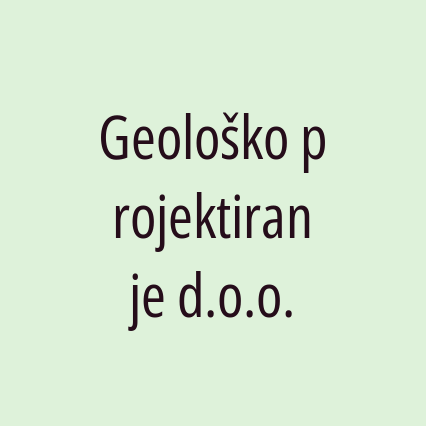 Geološko projektiranje d.o.o.