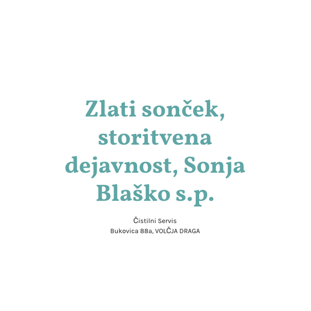 Zlati Sonček (Sonja Blaško s.p.) - Logotip