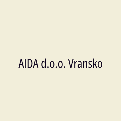 AIDA d.o.o. Vransko