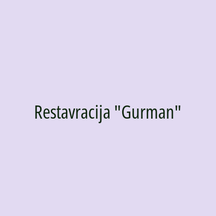 Restavracija "Gurman"