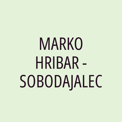 MARKO HRIBAR - SOBODAJALEC