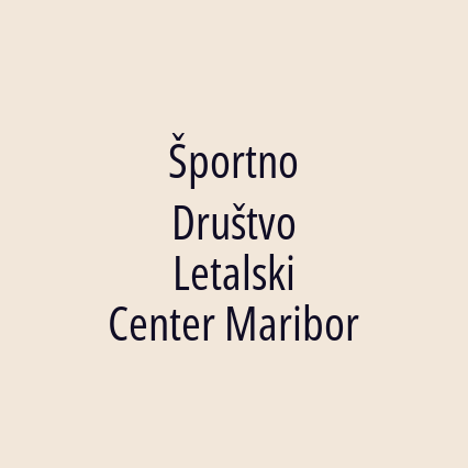 Športno Društvo Letalski Center Maribor