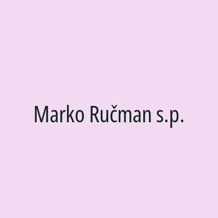 Marko Ručman s.p.