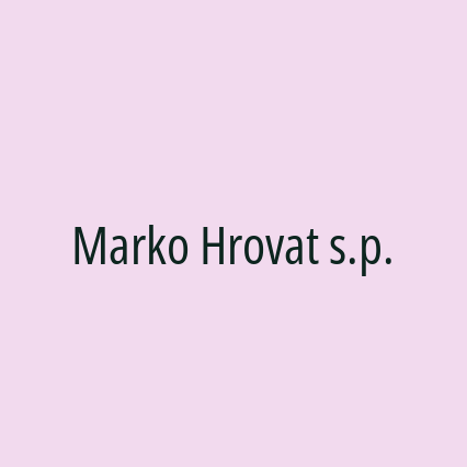 Marko Hrovat s.p.