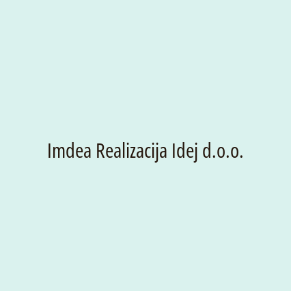 Imdea Realizacija Idej d.o.o.