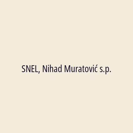 SNEL, Nihad Muratović s.p.