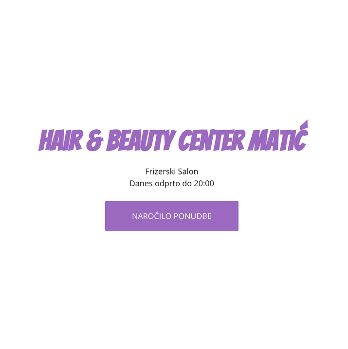 Hair & Beauty Center Matić