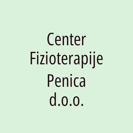 Center Fizioterapije Penica d.o.o.