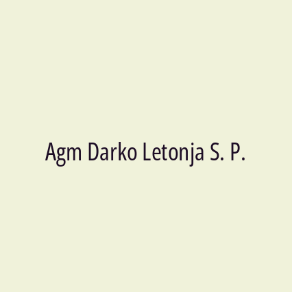 Agm Darko Letonja S. P.